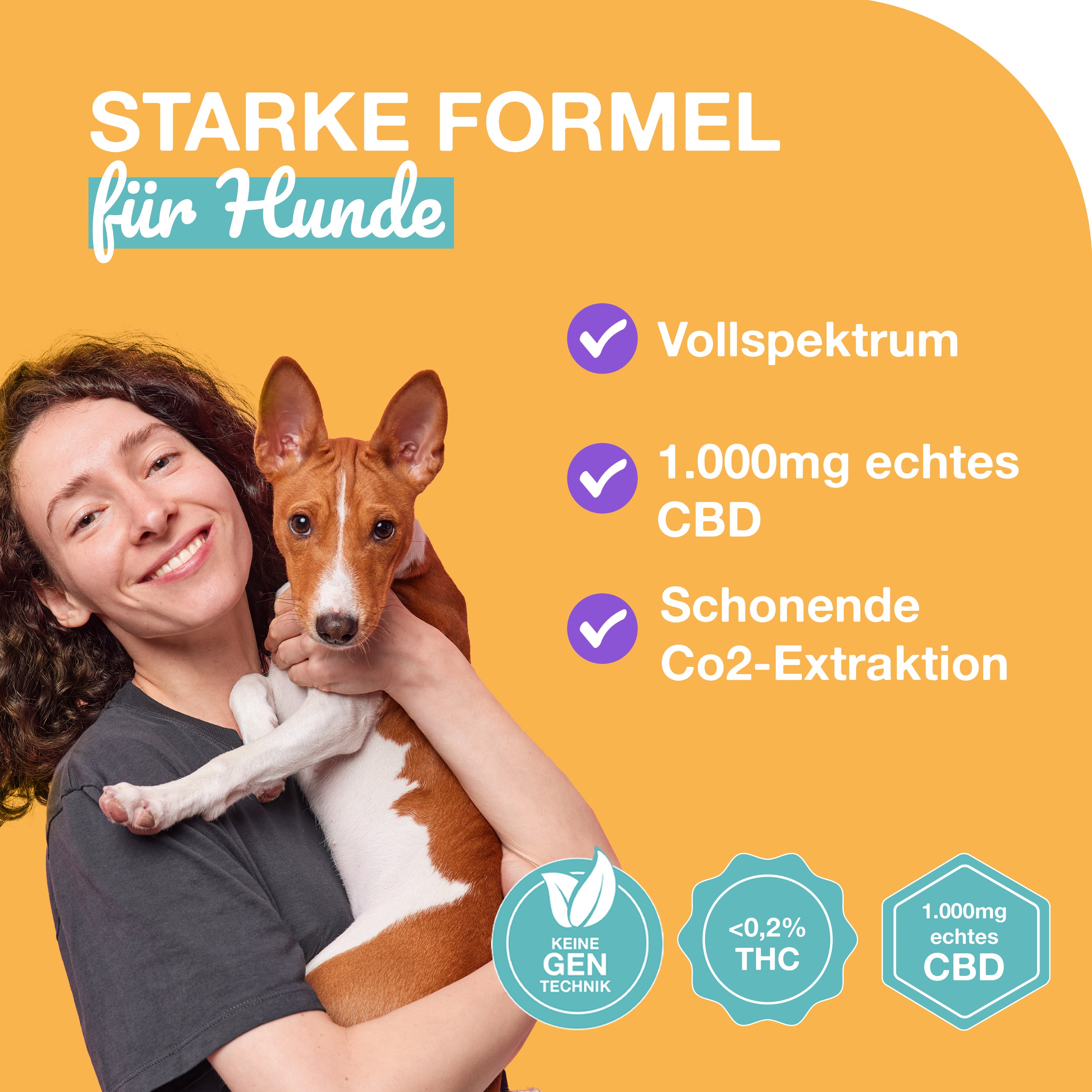 Paawy CBD Öl Hund – 1.000 mg reines Vollspektrum CBD – das natürliche Beruhigungsmittel für Hunde